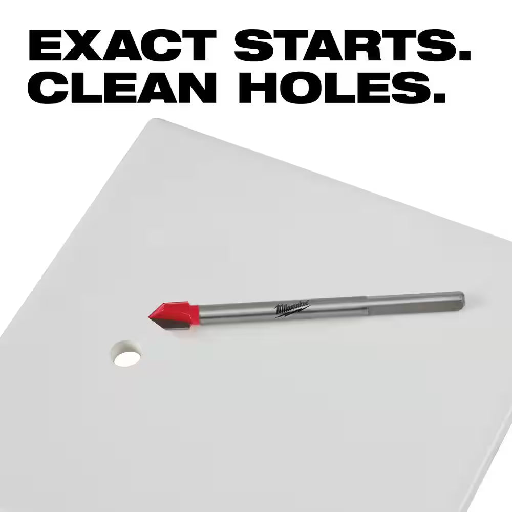 Carbide Glass and Tile Bit Set & Multi-Material Drill Bits Set (9-Pack)