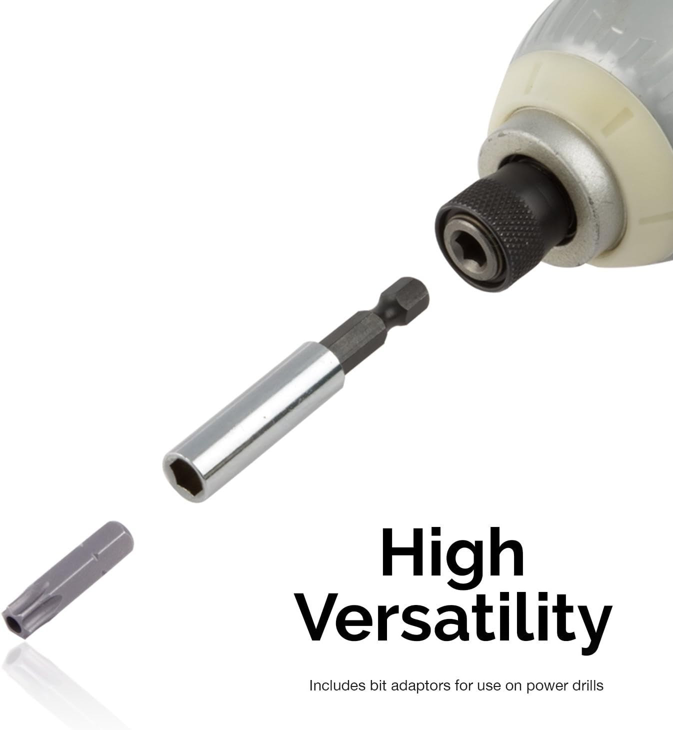 NEIKO 10048A Security Bit Set |100-Piece Set | Cr-V Steel | 1/4-Inch Adapters |