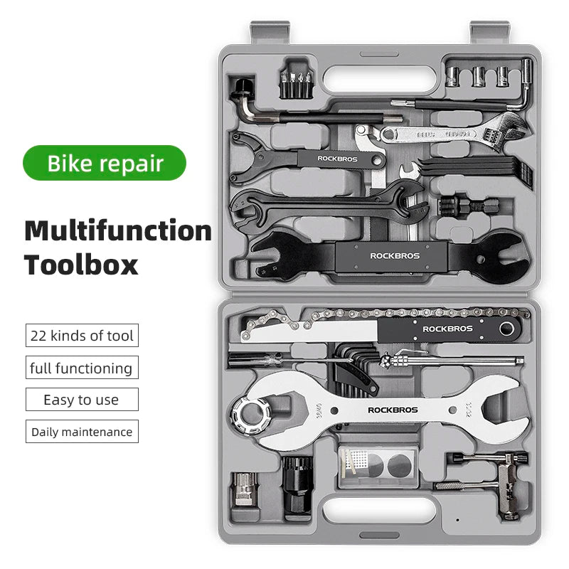 Bicycle Tools Sets Box Cycling Tools Professional Bike Multifunction Bicycle Repair Tools Key Set Cycling Tools
