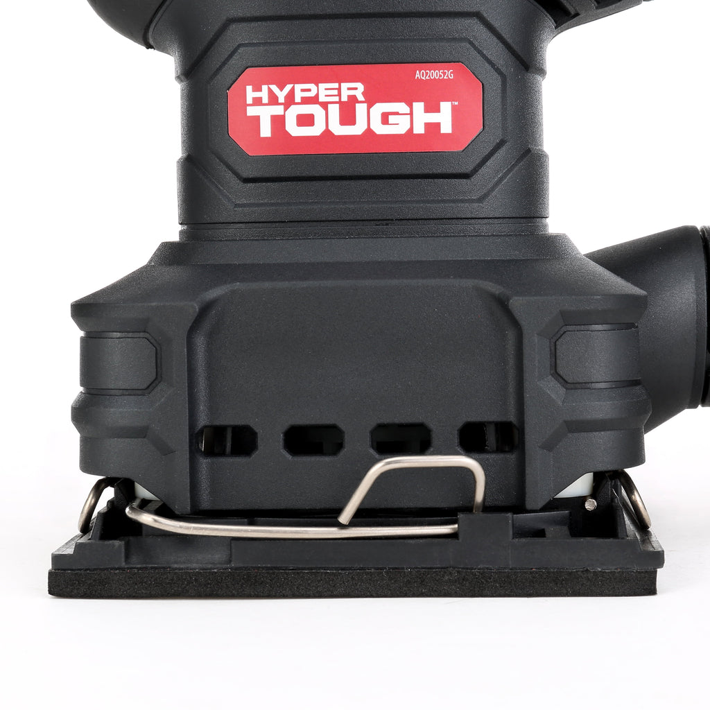 2 Amp Corded 1/4 Sheet Palm Sander with Dust Bag, Vacuum Hose Adapter, Punch Plate & 3 Sanding Sheets, New Condition